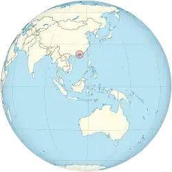 Location of Hong Kong (1841–1997)