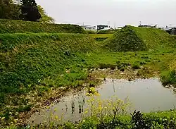 Japanese castle ruins