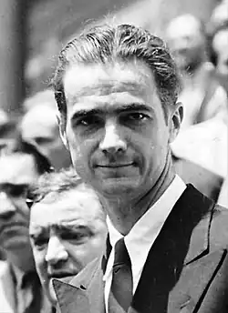 Photograph of Howard Hughes.