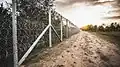 Hungary–Serbia fence, from Hungary