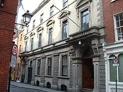 Stock exchange building in Dublin