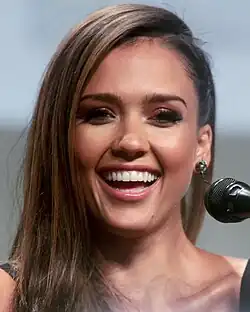 Colour photograph of Jessica Alba in 2014