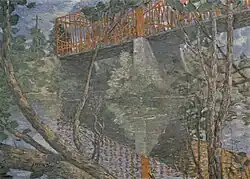 Julian Alden Weir, The Red Bridge, 1895