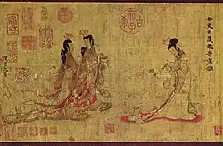 Room 91a – Section of the Admonitions Scroll by Chinese artist Gu Kaizhi, China, c. 380 AD