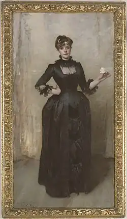Lady with the Rose (Charlotte Louise Burckhardt), 1882, Metropolitan Museum of Art, New York