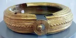 Gold collar from Austria, c. 550 BC