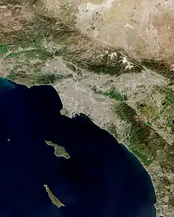 Los Angeles Metropolitan Area by Sentinel-2, ESA