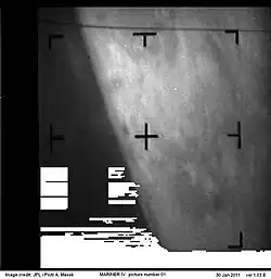 The first digital image from Mars