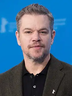 Damon attending the premiere of 'The Martian' at the Toronto International Film Festival in 2015.