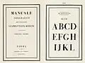Bodoni's posthumous Manuale Tipografico, 1818