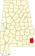 State map highlighting Henry County