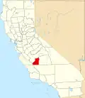 State map highlighting Kings County