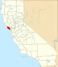 Location in the state of California