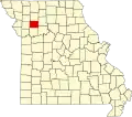 A state map highlighting Caldwell County in the northwestern part of the state.