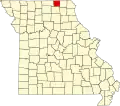 A state map highlighting Schuyler County in the northern part of the state.