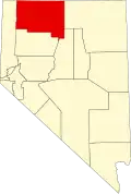 State map highlighting Humboldt County