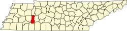 State map highlighting Decatur County