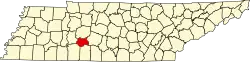 State map highlighting Lewis County