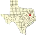 State map highlighting Anderson County