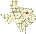 State map highlighting Ellis County