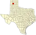 State map highlighting Potter County