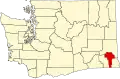 State map highlighting Garfield County