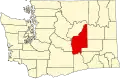 State map highlighting Grant County