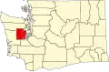 State map highlighting Mason County
