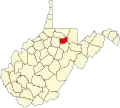 State map highlighting Taylor County