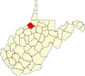 State map highlighting Tyler County