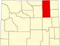 State map highlighting Campbell County