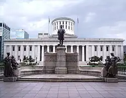 William McKinley Monument by Hermon MacNeil in front of the Ohio Statehouse, Columbus