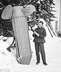 Soviet RRAB-3 aeronautical bomb, nicknamed "Molotov bread basket" (Winter War period)