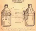 U.S. Army Frangible Grenade M1 Molotov cocktail (World War II period).