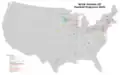 Map of NCAA Division III