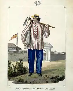 Native arsenal carpenter of Cavite