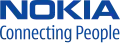 New slogan typeface (Nokia Sans font) introduced in 2005. Nokia Sans had been used by Nokia in products since 2002.[277]