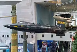 X-15-1 on display at the National Air and Space Museum