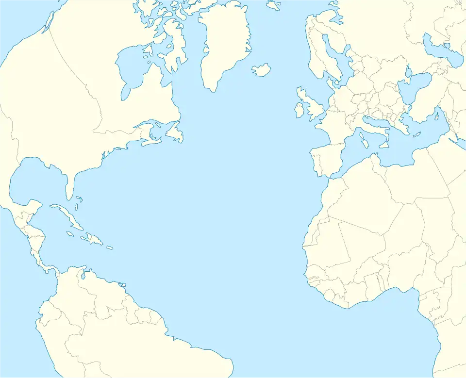 European passenger destinations from Montréal–Trudeau International Airport