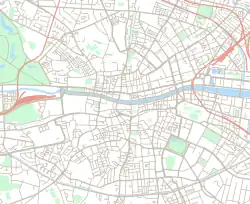 Nelson's Pillar is located in Central Dublin