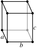 Orthorhombic crystal structure for uranium