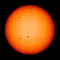 PHI's view of the Sun in visible light