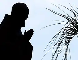 Sculpture of Padre Pio, Taormina, Sicily