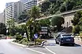 Open Schengen Area border crossing at the France-Monaco border (was open long before Schengen started)