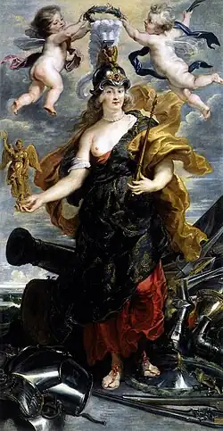 Maria de Medici (1622) by Peter Paul Rubens, showing her as the incarnation of Athena[235]