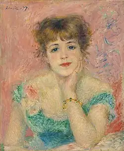 Portrait of Jeanne Samary, 1877, Pushkin Museum, Moscow