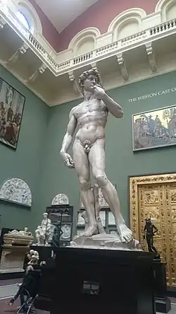 Plaster cast of David by Michelangelo, Cast Courts