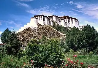 View from behind, seen from Ching Drol Chi Ling
