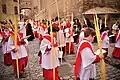 Palm sunday procession in Toledo, Spain