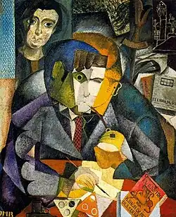 Portrait of Ramón Gómez de la Serna, 1915, 109.6 × 90.2&nbsp;cm. Latin American Art Museum of Buenos Aires